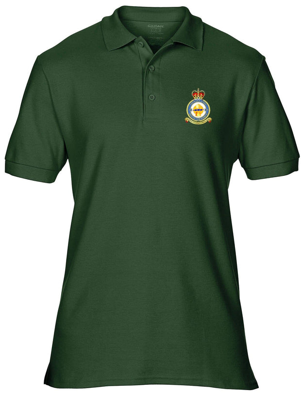 33 Signals Unit RAF Polo Shirt Clothing - Polo Shirt The Regimental Shop 36" (S) Bottle Green 