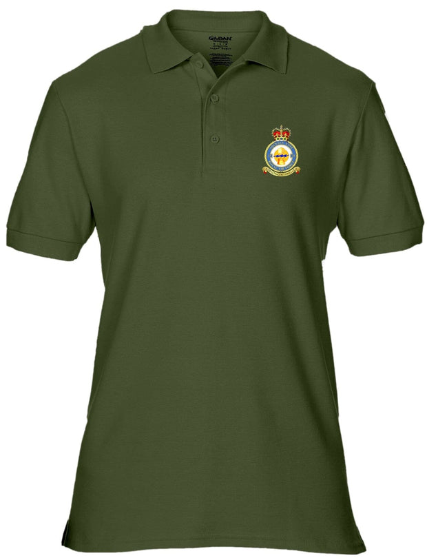 33 Signals Unit RAF Polo Shirt Clothing - Polo Shirt The Regimental Shop 36" (S) Olive 