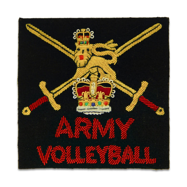 Army Volleyball Blazer Badge Blazer badge The Regimental Shop   