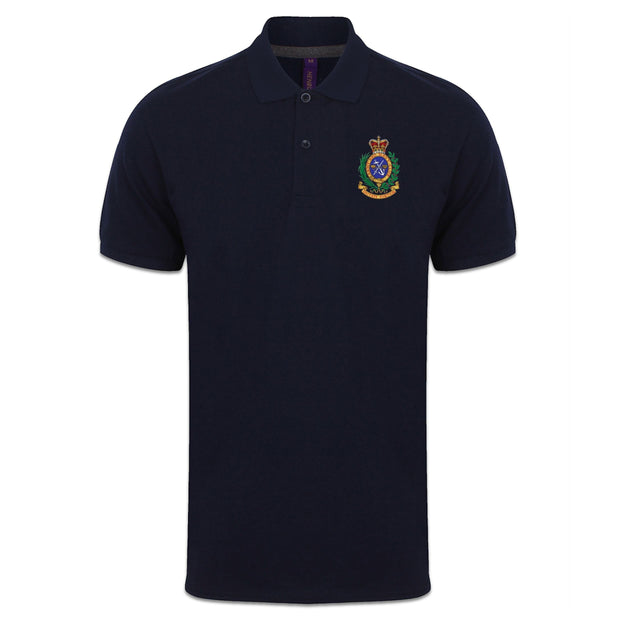 Army and Navy Club Polo Shirt Clothing - Polo Shirt The Regimental Shop 36" (S) Navy Blue 