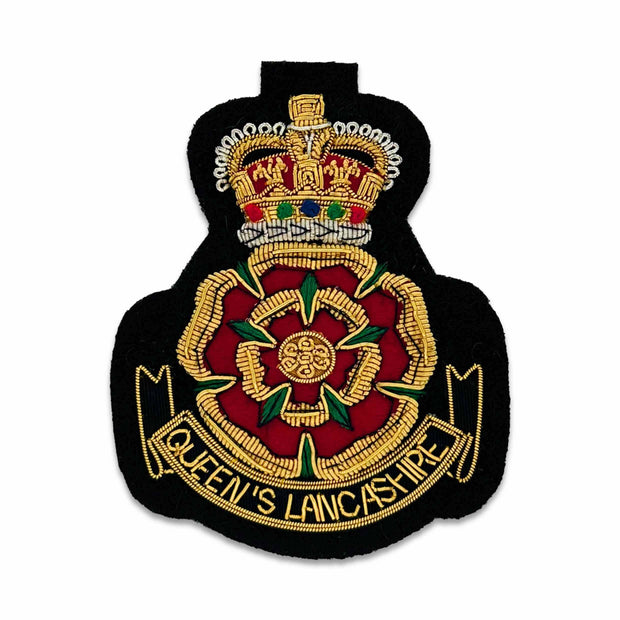 Queen's Lancashire Regiment Blazer Badge (Queen's Crown) Blazer badge The Regimental Shop Black/Gold/Red One size fits all