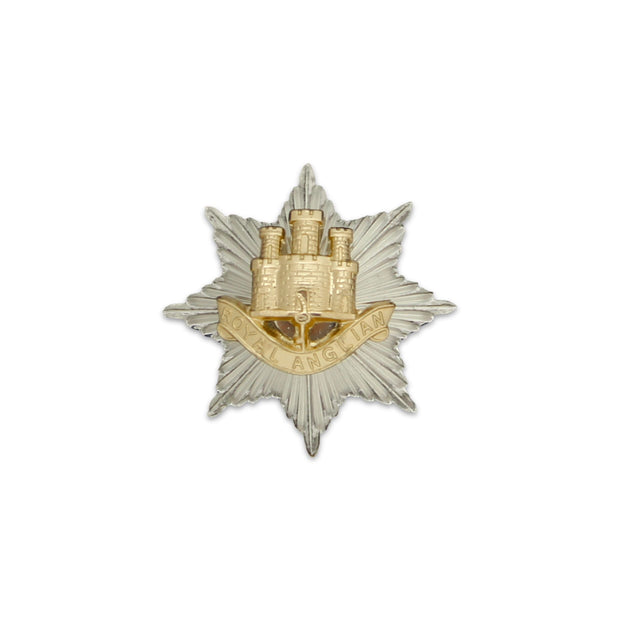 Royal Anglian Regiment Beret Badge Beret Badge The Regimental Shop Silver/Gold one size fits all 