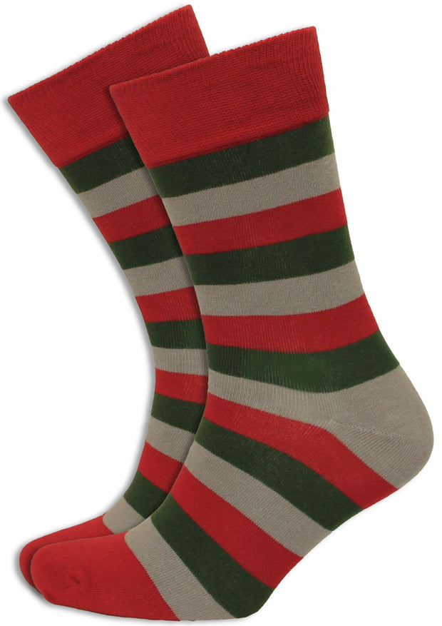 Royal Army Medical Service Corps Socks Socks The Regimental Shop Dull Cherry/Atoll Grey/Victoria Green One size fits all