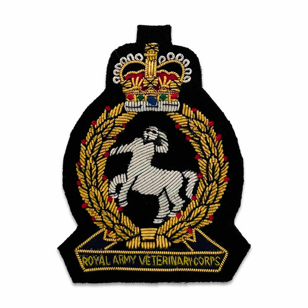 Royal Army Veterinary Corps Blazer Badge Blazer badge The Regimental Shop Black/Silver/Gold One size fits all