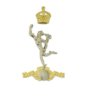 Royal Corps of Signals King's Crown Beret Badge Beret Badge The Regimental Shop Gold/Silver one size fits all