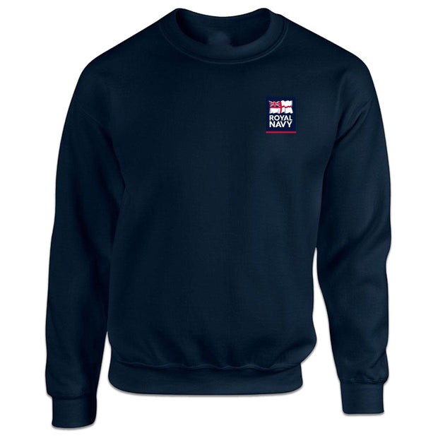 Royal Navy (Flag) Sweatshirt - Large - Blue Stock Clearance The Regimental Shop   