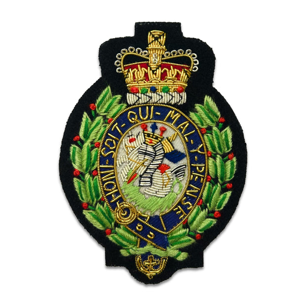 Royal Regiment of Fusiliers Blazer Badge (Green) Blazer badge The Regimental Shop Black/Green/White/Blue One size fits all 