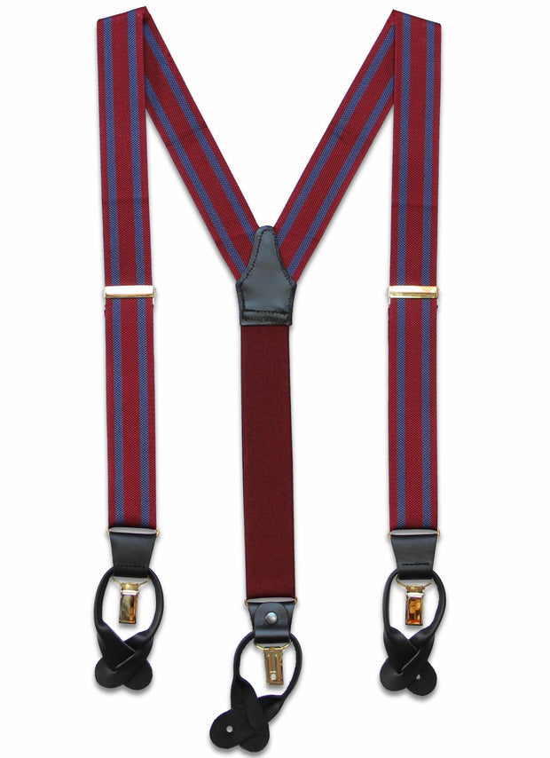 Royal Engineers Braces Braces The Regimental Shop Maroon/Blue one size fits all