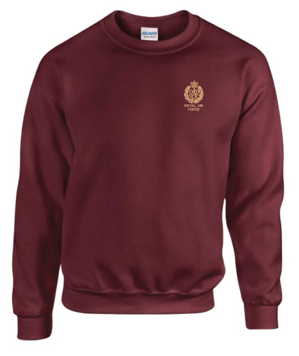 RAF Airman Sweatshirt - Medium - Maroon