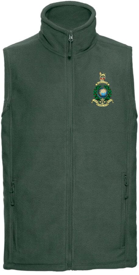 Royal Marines- Sleeveless Fleece - Large - Fossil Green Stock Clearance The Regimental Shop   